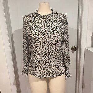 Leopard Print Blouse, Isaac Mizrahi NYC